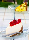 Strawberry topped cheese cake