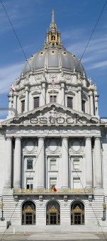 City Hall Front Detail Stiched