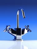 stainless steel tap 3d