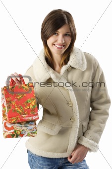 the christmas shopping bags