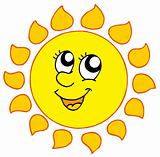 Cartoon smiling Sun