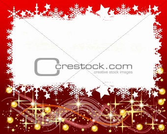 red christmas background- space for your text
