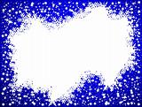 blue christmas background- space for your text
