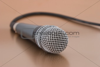 Microphone with cord