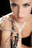 Attractive fashion elegant woman jewelry