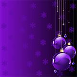 Violet colors Christmas