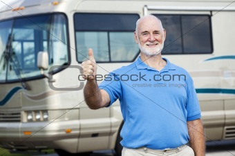 RV Senior Man - Thumbs Up