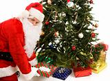 Santa Under the Tree