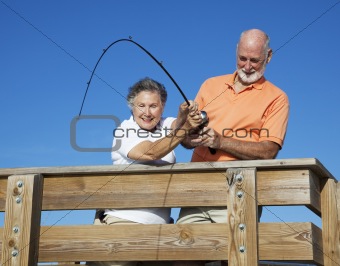 Seniors Reeling in a Big Fish