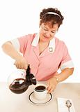 Waitress Pouring Coffee