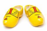 Pair of wooden shoes - klompen