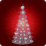 Christmas Tree Diamond / vector