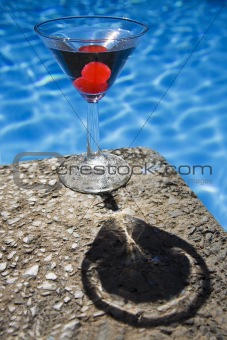 Poolside Cocktail with Shadow