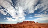 Bright Clouds in Monument Valley Arizona Navajo Nation