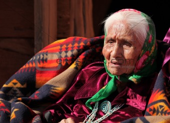 Elderly Native American Woman