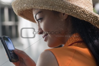 Young Woman Texting