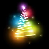 Neon electric Christmas Tree