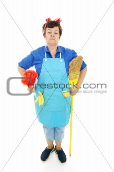 Housekeeper at Attention