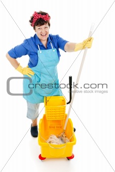 Maid with a Mop