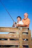 Senior Couple - Fishing Fun
