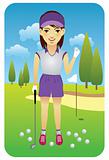 Sport Cartoons: Golfer