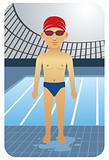 Sport Cartoons: Swimmer