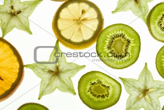 Slices fruit
