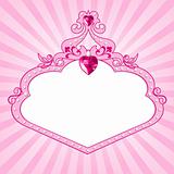 Princess pink frame
