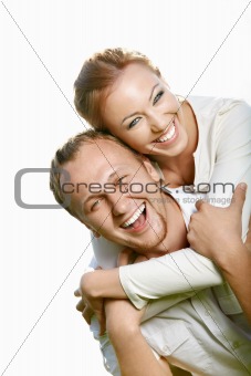 Laughing couple