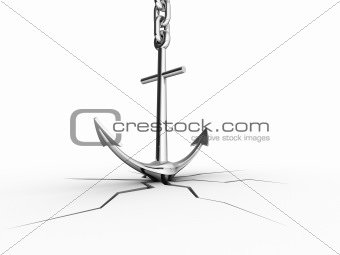 Anchor stuck