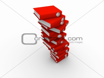 Stack of folders