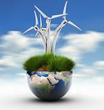 Windturbine and Earth