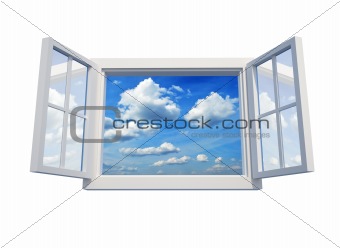 Window to sky