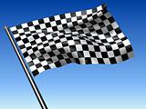 Racing checkered flag