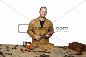 carpenter at work detail