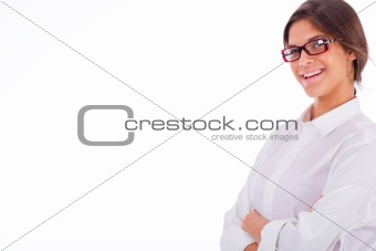 Attractive young businesswoman 