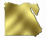 Egypt 3d Golden Map