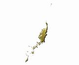 Palau 3d Golden Map