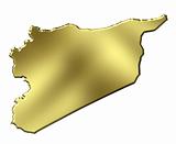 Syria 3d Golden Map
