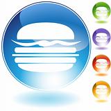 Burger Crystal Icon