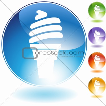 Ice Cream Cone Crystal Icon