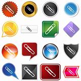 Paperclip Variety Icon Set