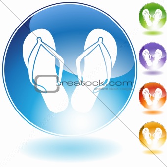 Sandal Crystal Icon