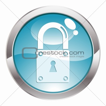 Gloss Button with Lock