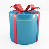 blue  and red can gift box