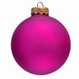 violet christmas ornament . 