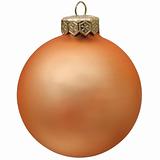 orange  christmas ornament .
