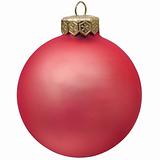 red christmas ornament . 