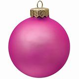purple  christmas ornament .