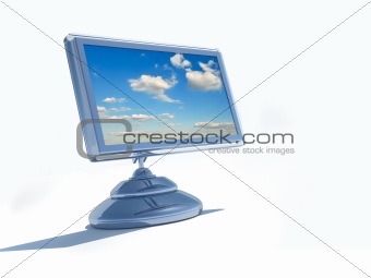 Flat lcd monitor
